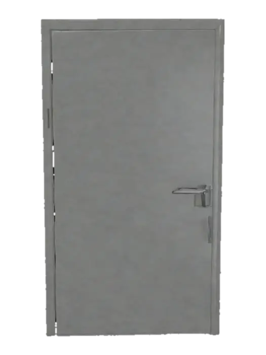 Steel Door - Hardware 的 AI 生成 3D 模型