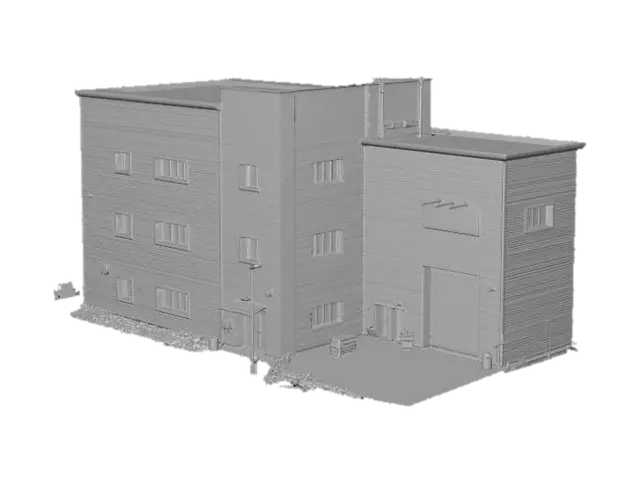 3D model for Lux Magnet Facility Exterior