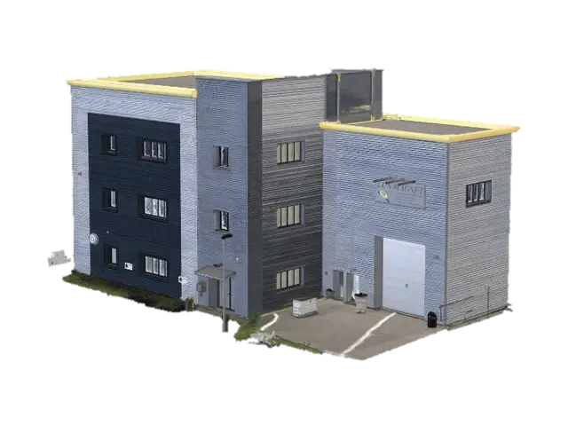 3D model for Lux Magnet Facility Exterior