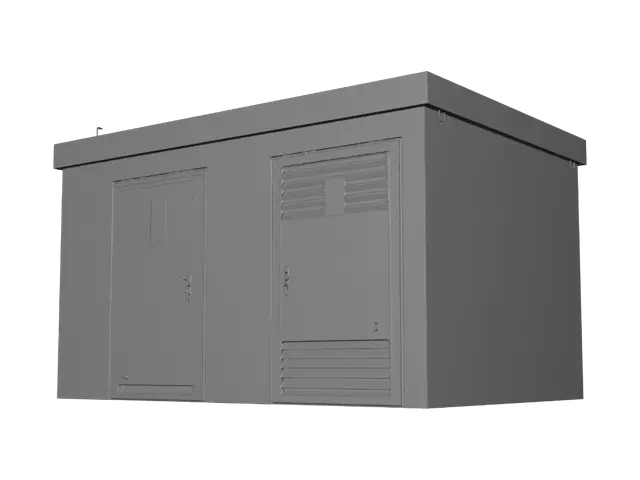 3D model for Electrical Equipment Shelter