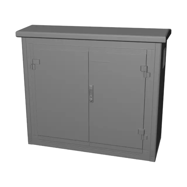 3D model for Green electrical cabinet