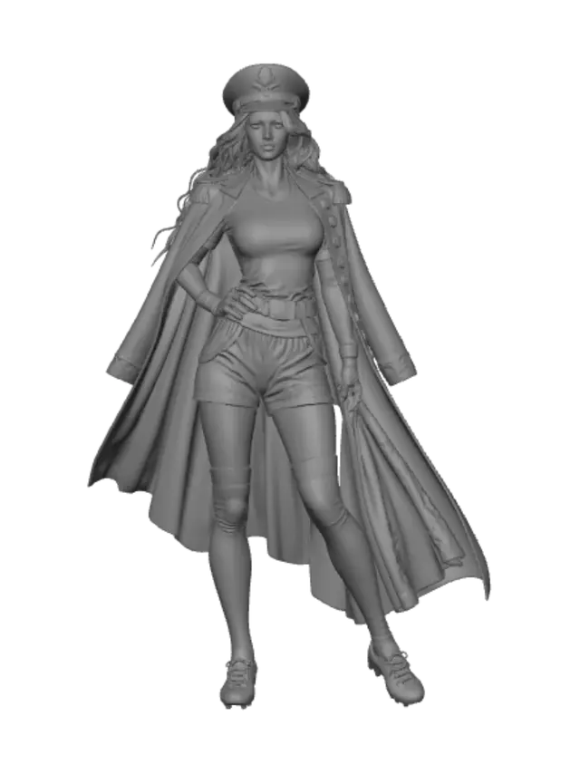 3D model for French Football Captain