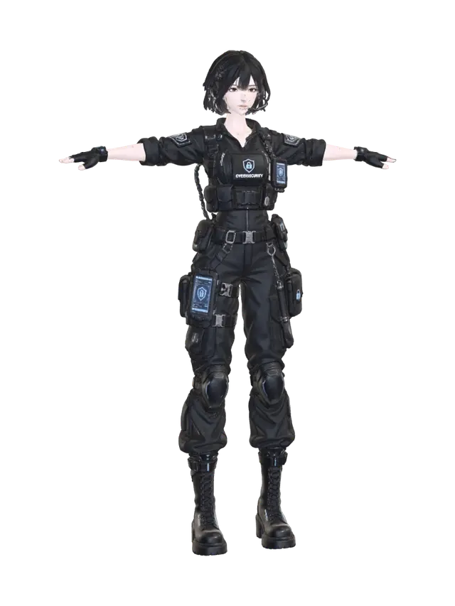 Game Development / Asset Showcase - Visor 3D model, vytvořený pomocí AI