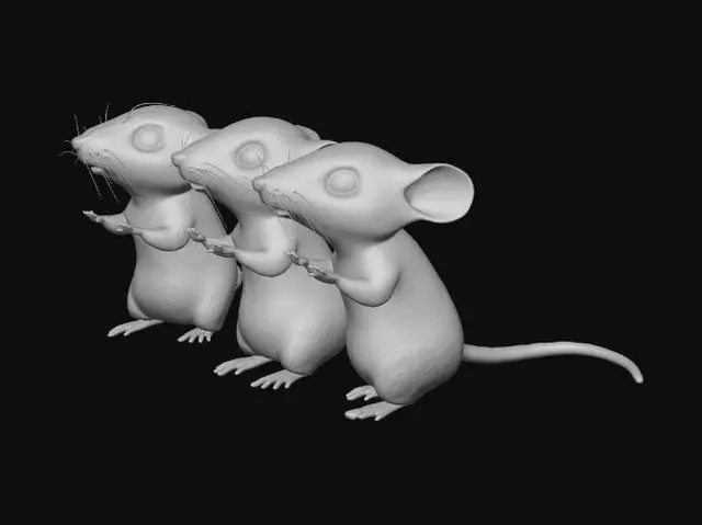 3D model for Three Mice in a Row