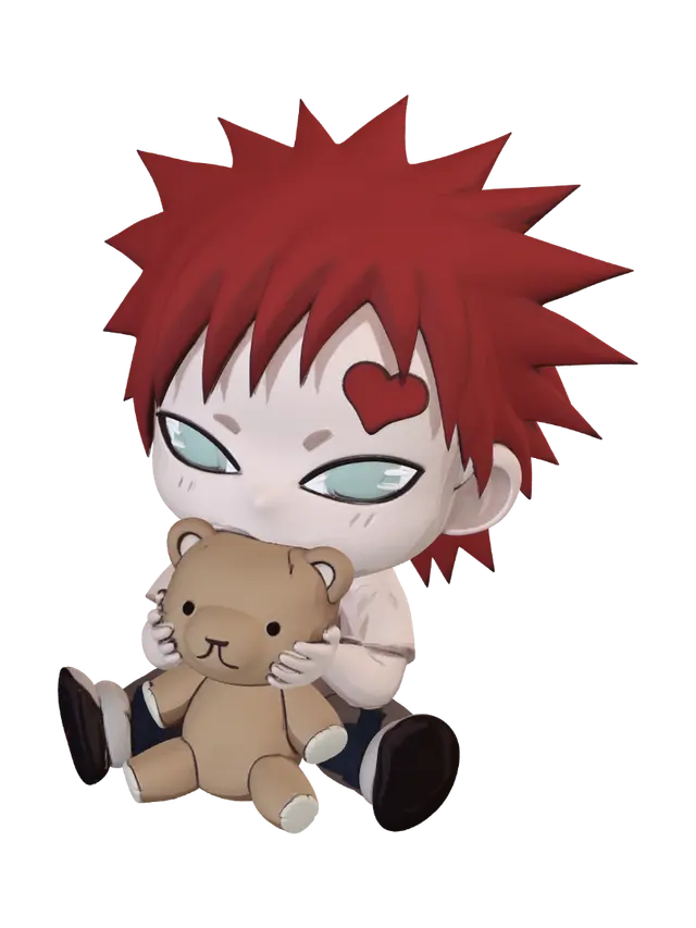3D model for Red-Haired Cuddle Kid