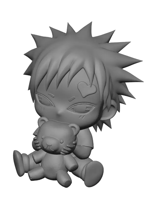 3D model for Red-Haired Cuddle Kid