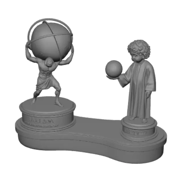 3D model for Atlas and the Christ Child