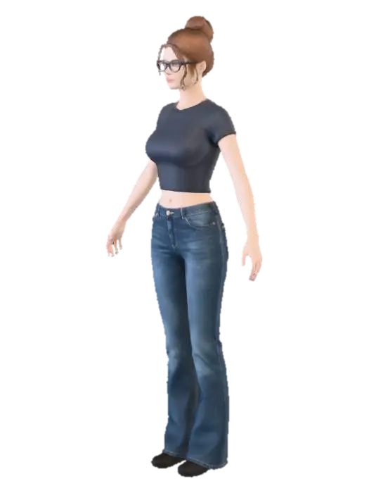 3D model for Casual Elegance