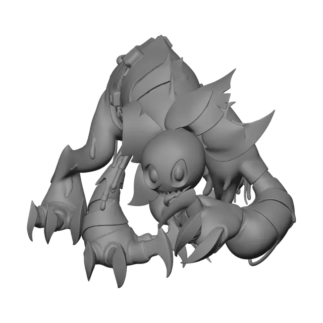 3D model for Low-Poly Twisted Dandy
