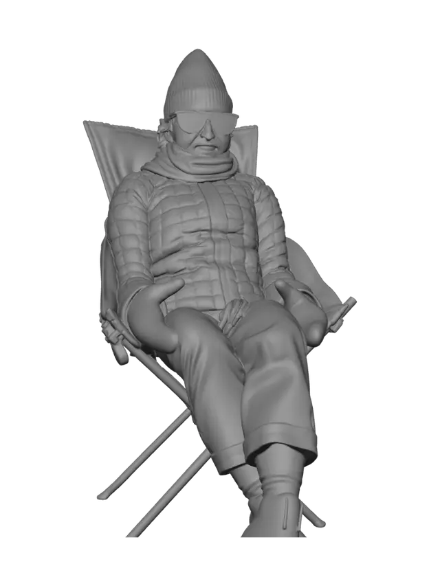 3D model for Winter Afternoon in an Open Field