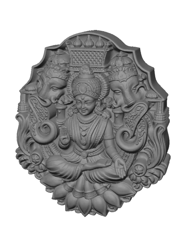 3D model for Gajalakshmi