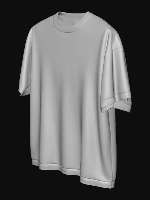 3D model for Fragile Club T-Shirt