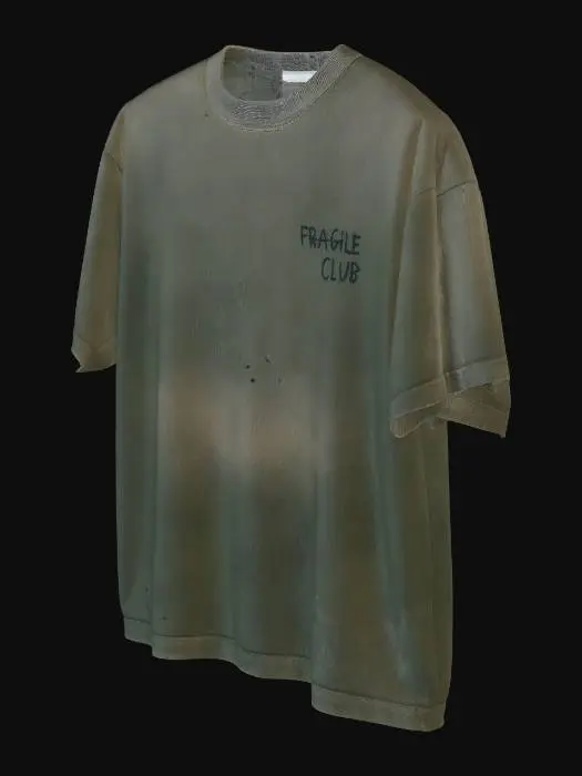 3D model for Fragile Club T-Shirt