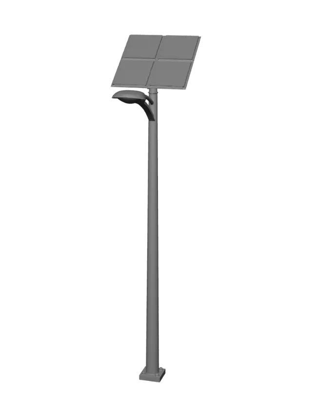 3D model for Solar Street Light