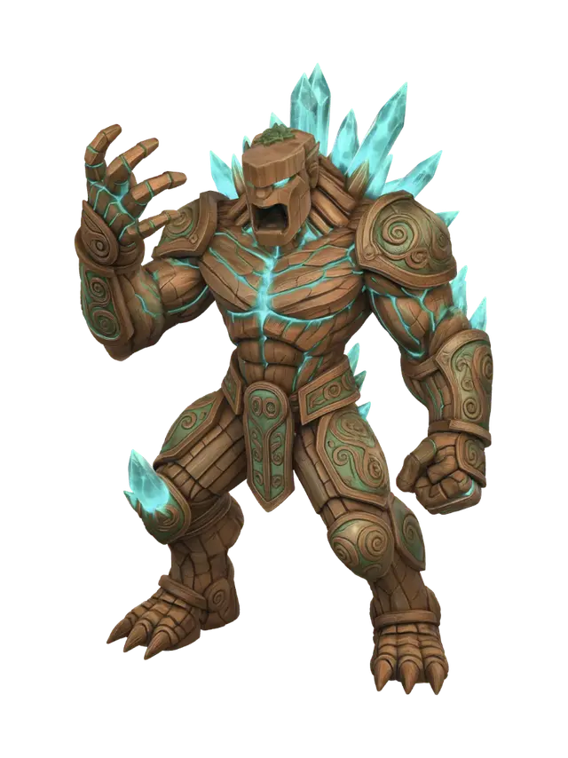 3D model for Crystal Golem