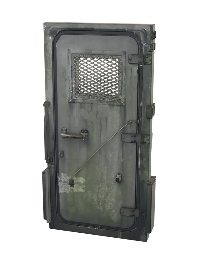SCP-087 Door - Seal 3D model, vytvořený pomocí AI
