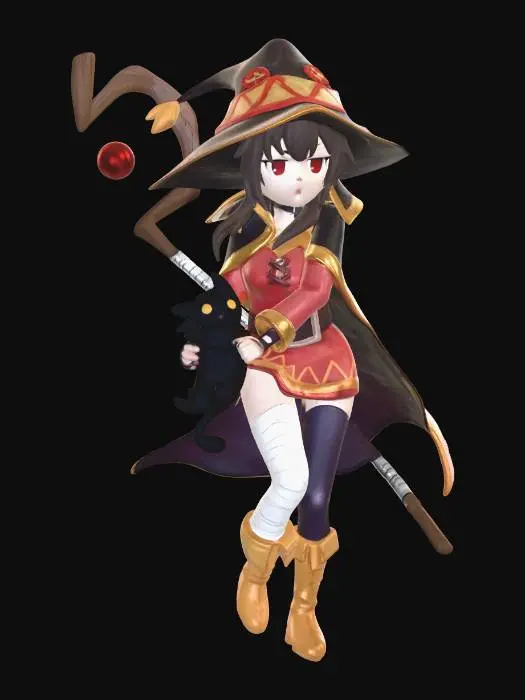 3D model for Crimson Conjurer