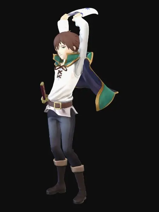 3D model for Moon Seal Warrior