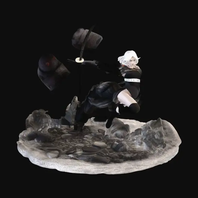 3D model for 2B in the Ruined City
