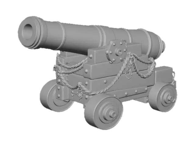 3D model for Pirate Artillery