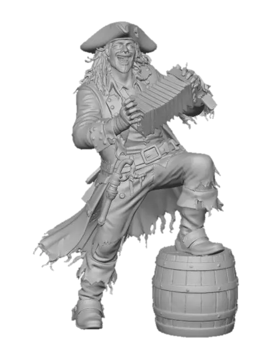 3D model for Accordion Pirate