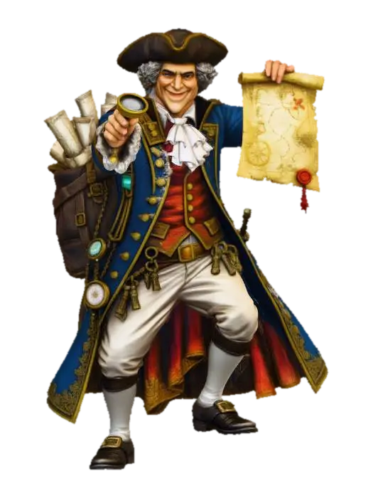 Adventurous Cartographer - World 3D model, vytvořený pomocí AI
