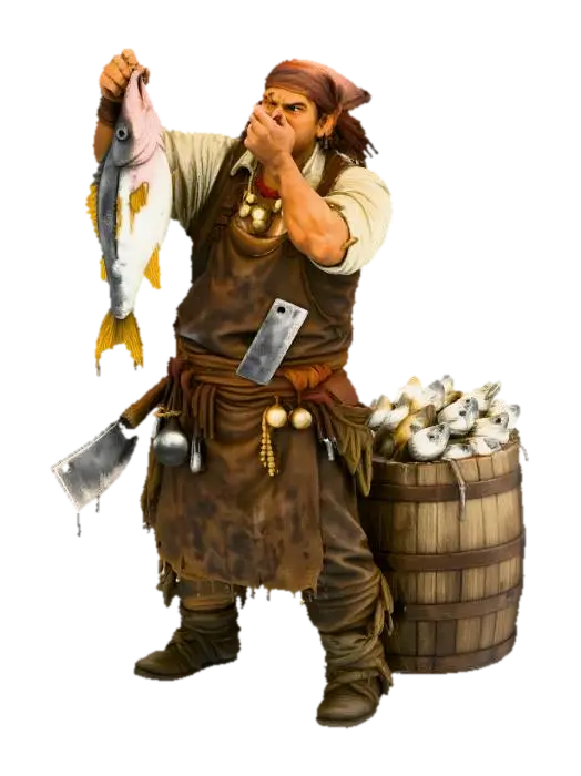Fisherman's Catch - Hobby 3D model, vytvořený pomocí AI