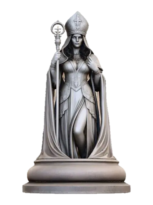 Divine Authority - Chess 3D model, vytvořený pomocí AI