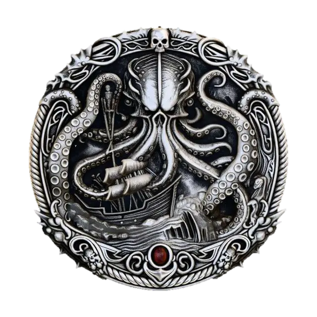 Abyssal Emblem - Crest 3D-model, gegenereerd door AI