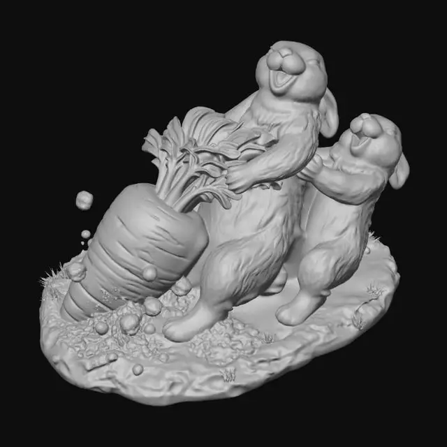 3D model for #EasterEgg2026# Teamwork