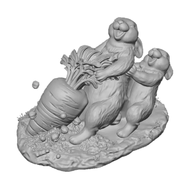 3D model for #EasterEgg2026# Teamwork