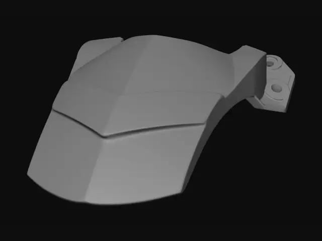 3D model for Carbon fiber protective guard