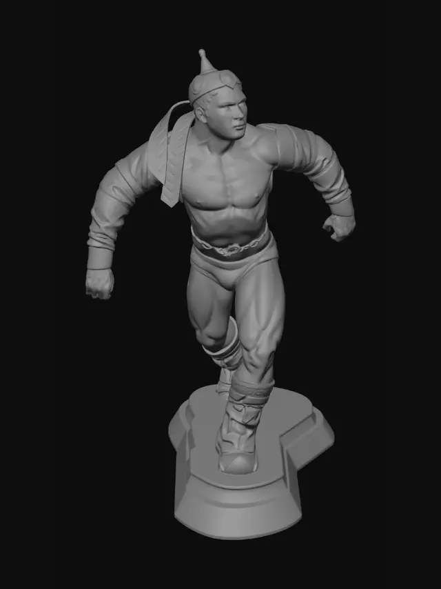 3D model for Bronze Warrior