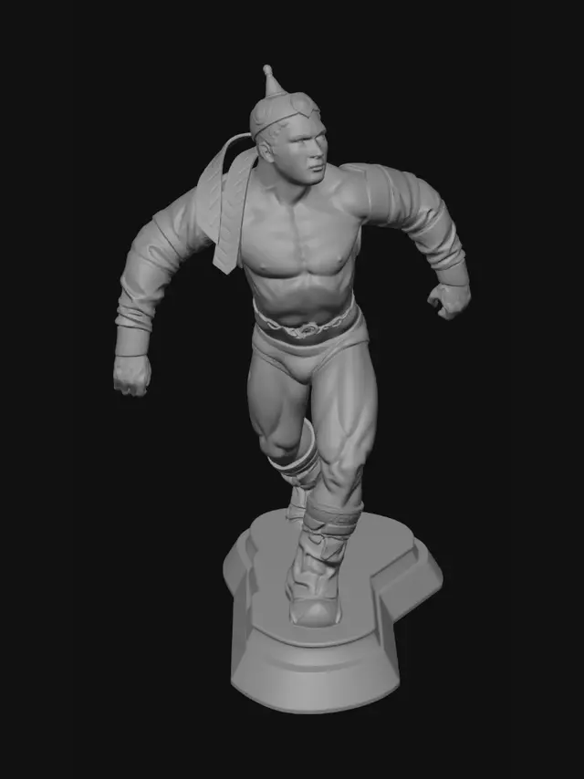 3D model for Bronze Warrior