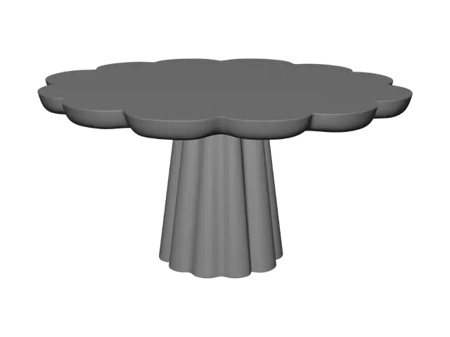 3D model for Lilac Cloud Table