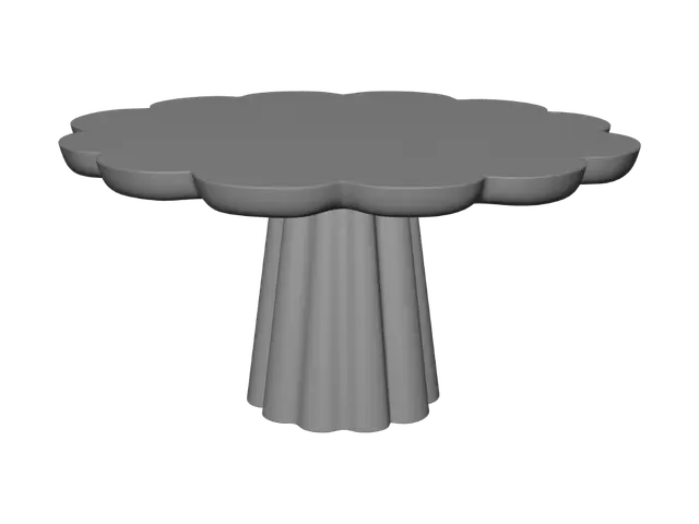 3D model for Lilac Cloud Table