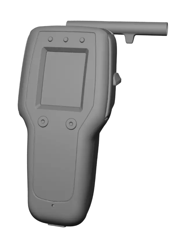 3D model for Portable breathalyzer