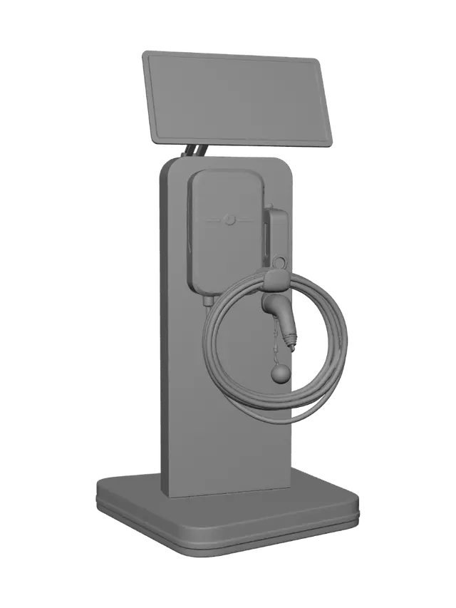 3D model for Evergo EV Charging Station