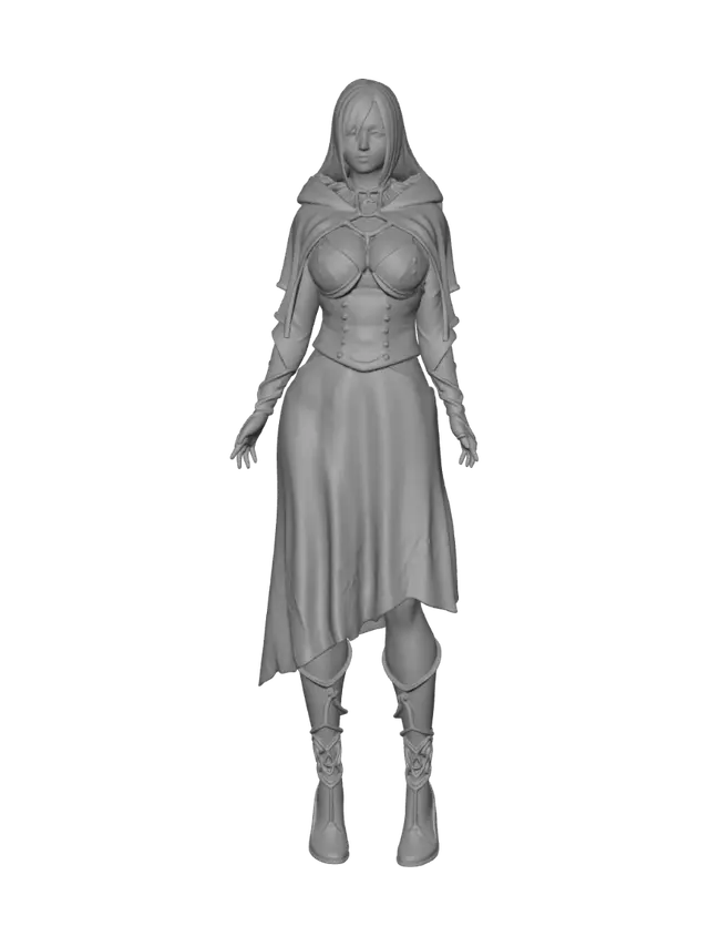 3D model for Emerald Veil Enchantress