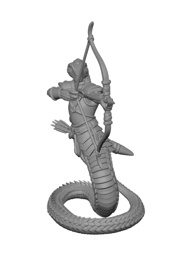 3D model for Naga Archer