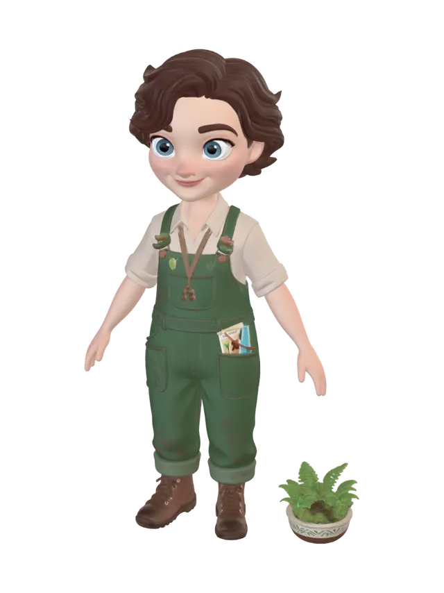 3D model for Young Gardener