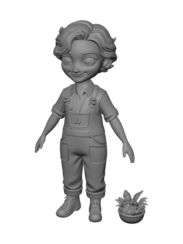 3D model for Young Gardener