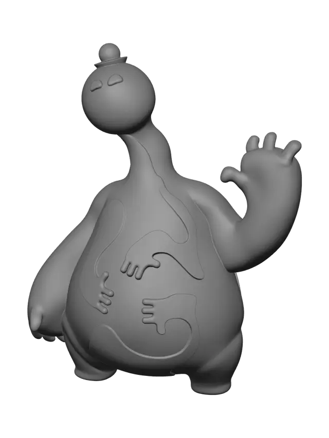 3D model for Doey The Doughman