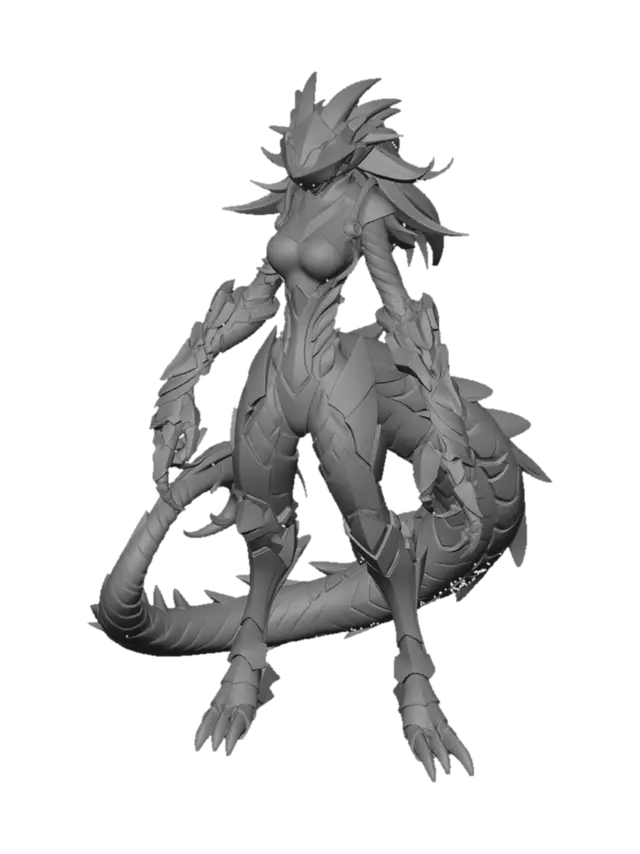 3D model for Crimson Ironwyrm