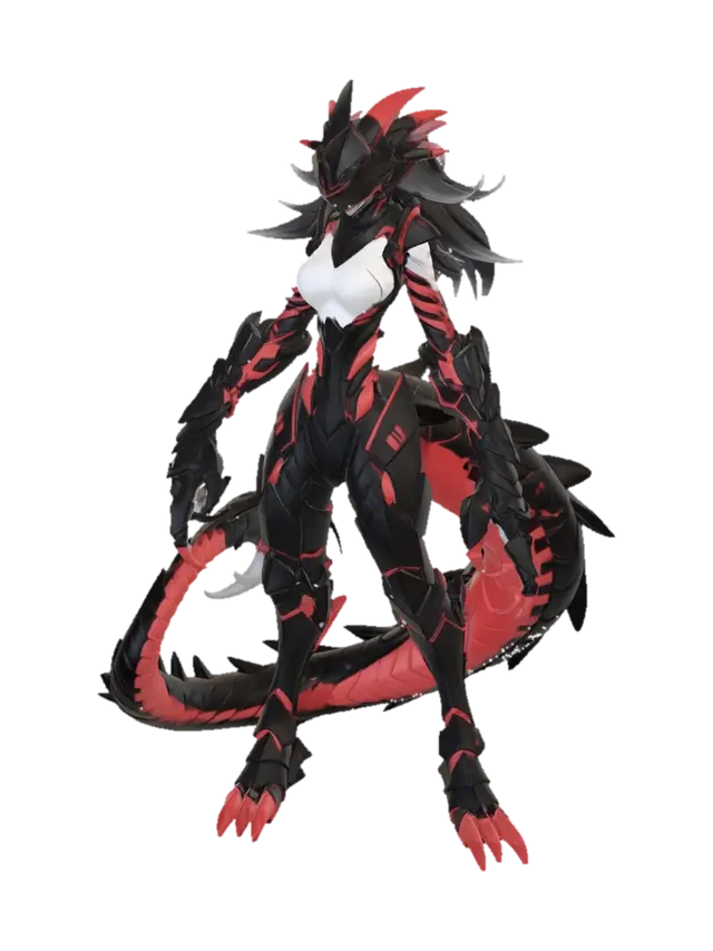 3D model for Crimson Ironwyrm