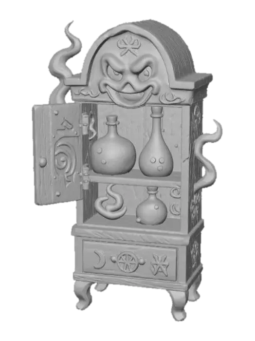 3D model for Potion Cabinet Enchantment, #Halloween2025#
