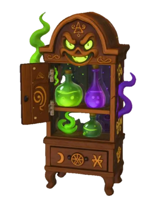 3D model for Potion Cabinet Enchantment, #Halloween2025#