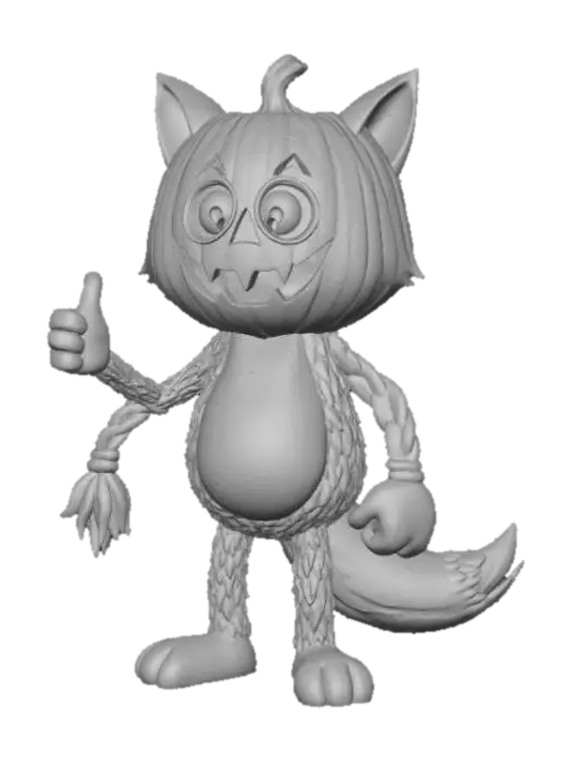 3D model for Pumpkin Paws, #Halloween2025#