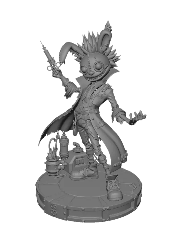 3D model for Mad Bunny Scientist