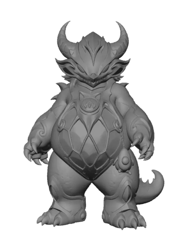 3D model for Azure Emberwyrm